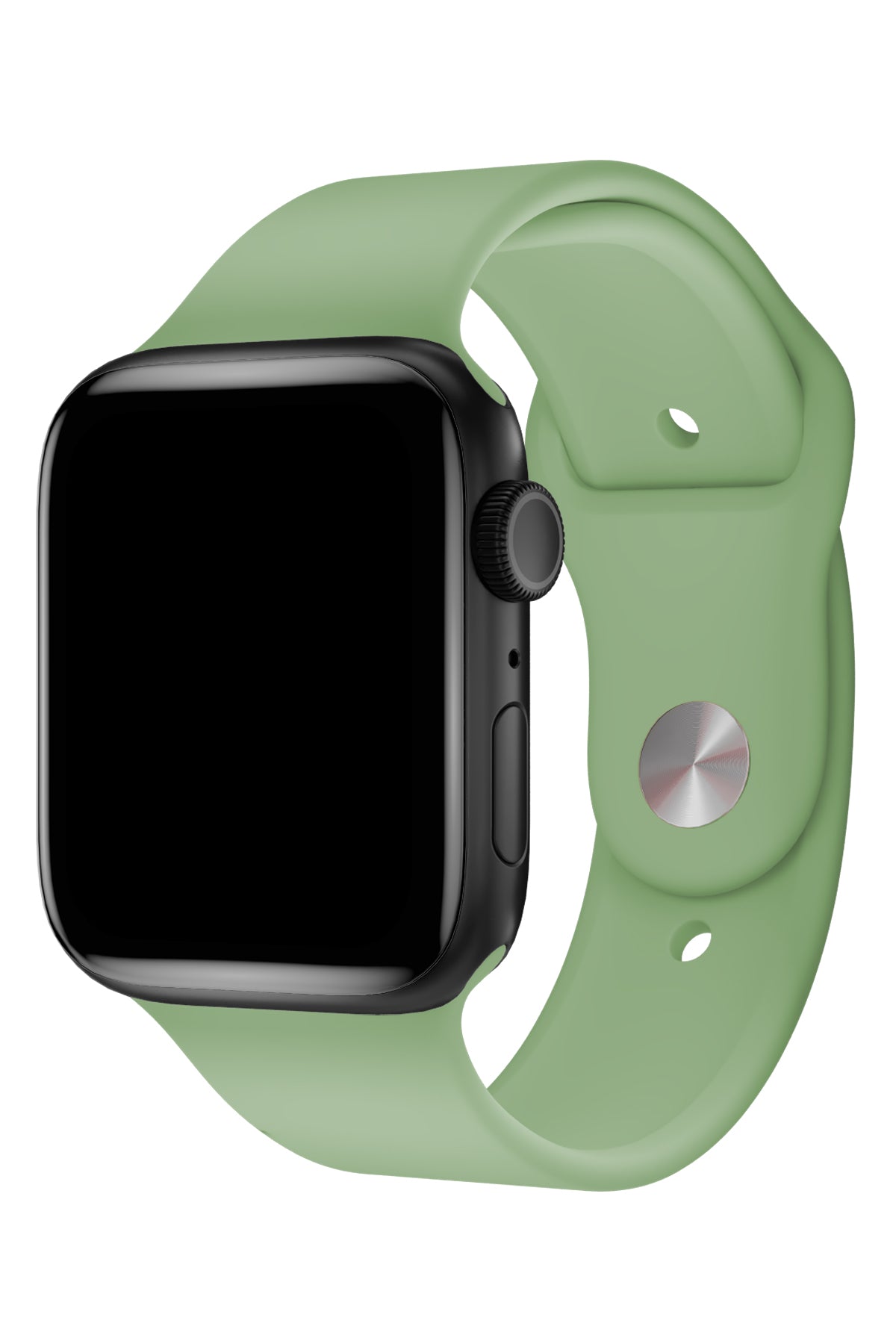 Apple Watch Uyumlu Silikon Spor Kordon Yosun Yeşil  bikordon