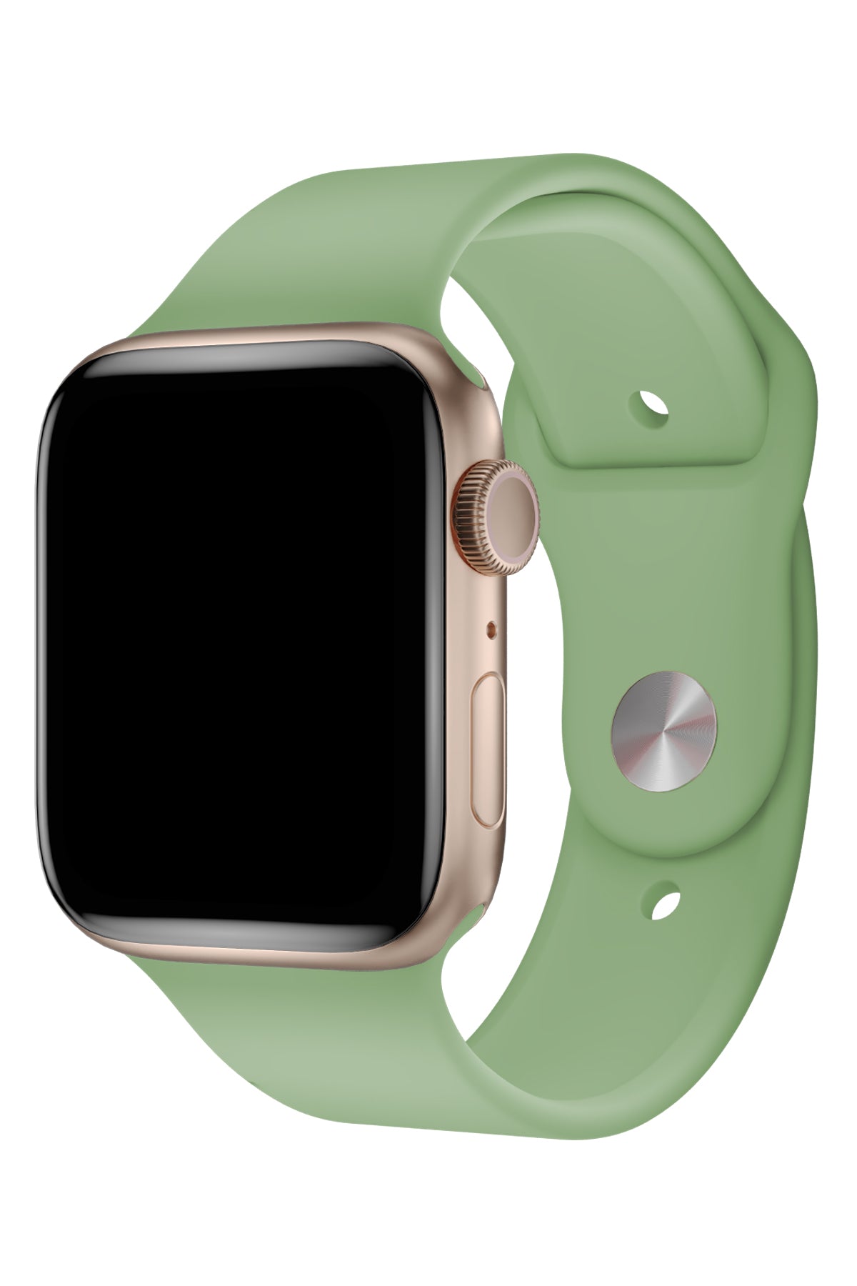 Apple Watch Uyumlu Silikon Spor Kordon Yosun Yeşil  bikordon