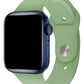 Apple Watch Uyumlu Silikon Spor Kordon Yosun Yeşil  bikordon