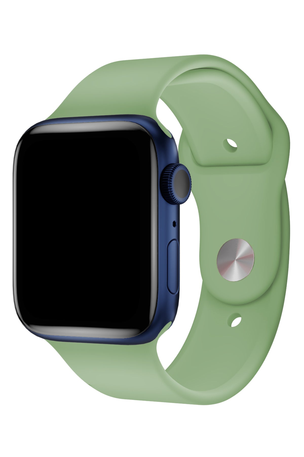 Apple Watch Uyumlu Silikon Spor Kordon Yosun Yeşil  bikordon