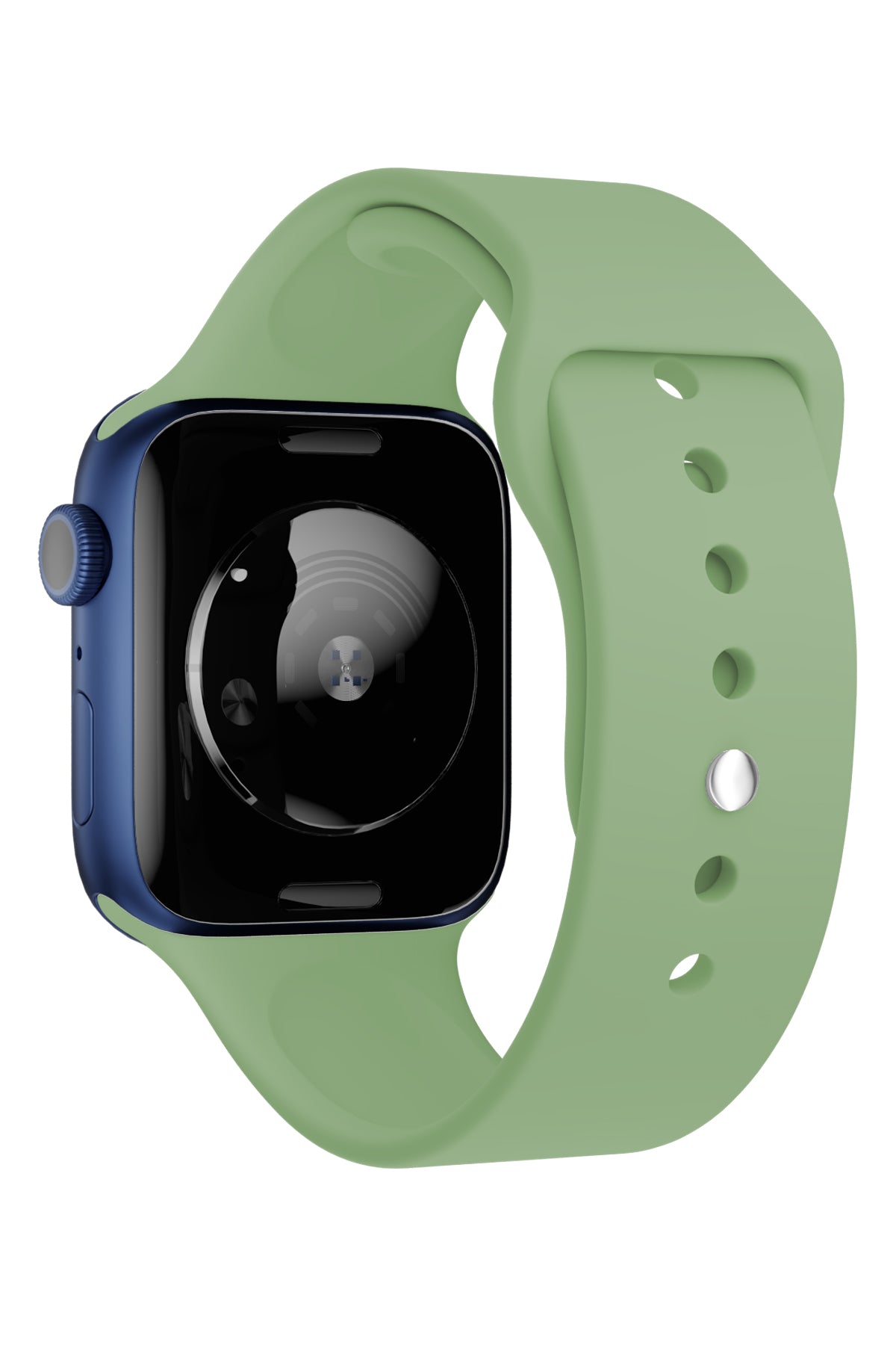 Apple Watch Uyumlu Silikon Spor Kordon Yosun Yeşil  bikordon
