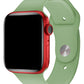 Apple Watch Uyumlu Silikon Spor Kordon Yosun Yeşil  bikordon