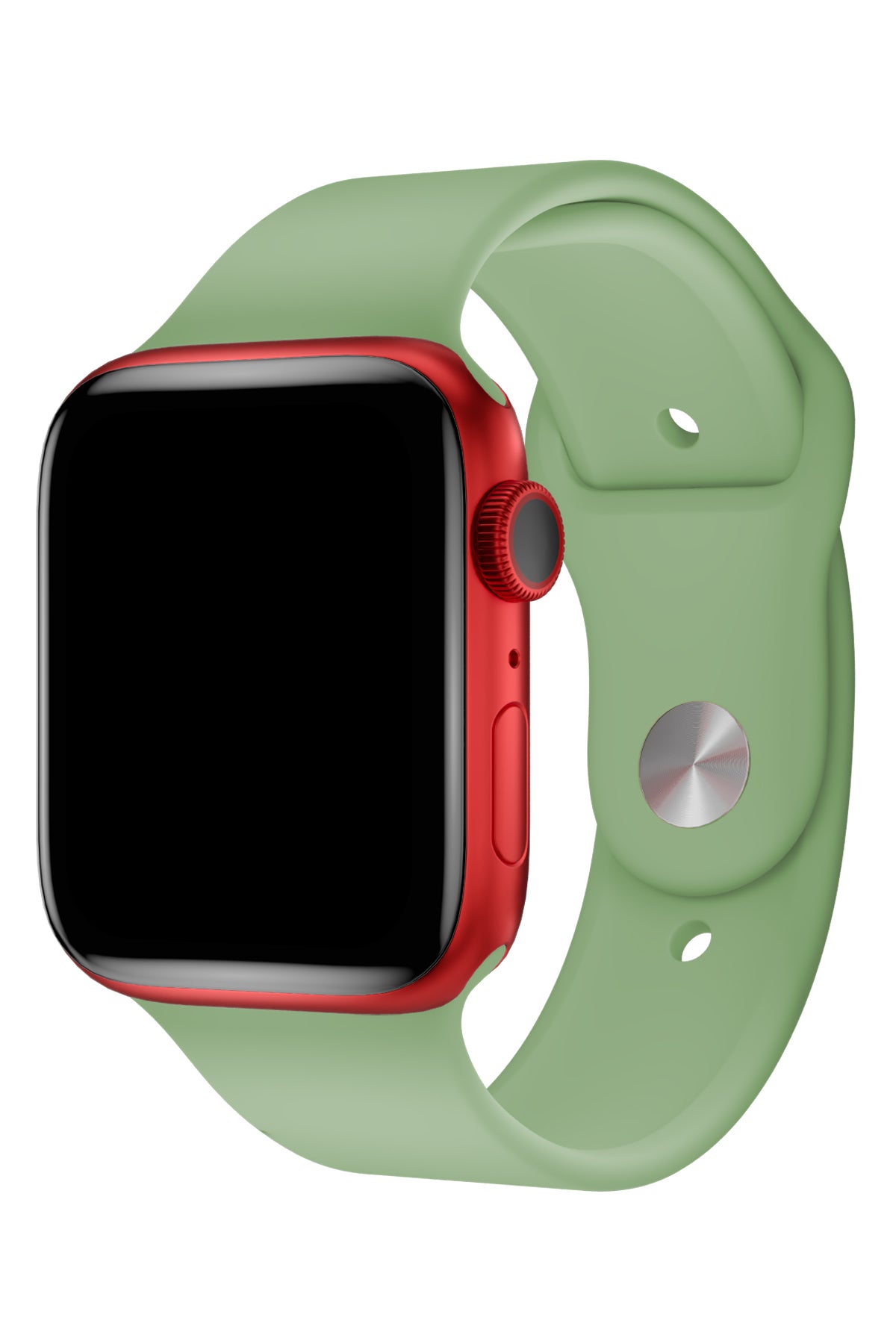 Apple Watch Uyumlu Silikon Spor Kordon Yosun Yeşil  bikordon