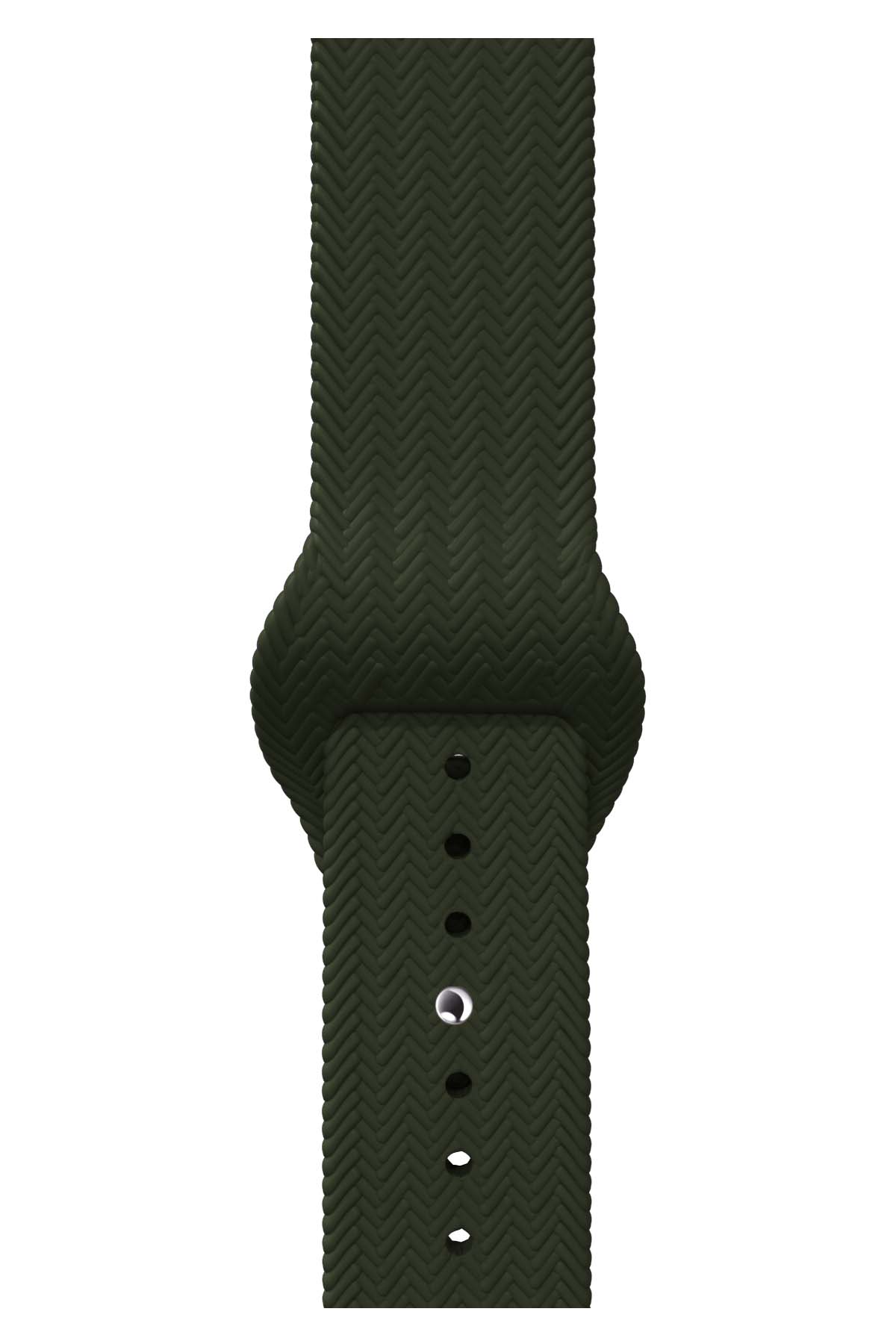 Apple Watch Uyumlu Silikon Wicker Loop Kordon Captain  bikordon