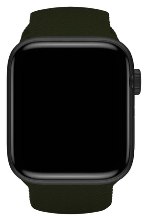 Apple Watch Compatible Silicone Wicker Loop Band Captain 