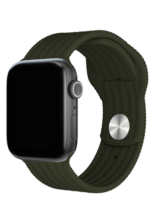 Apple Watch Uyumlu Silikon Wicker Loop Kordon Captain  bikordon