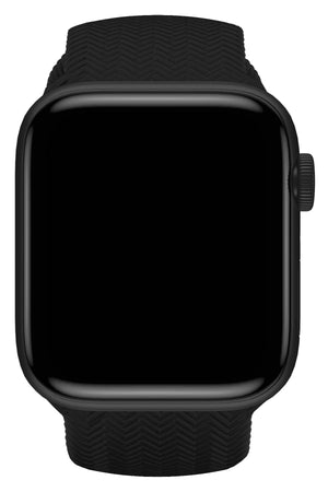 Apple Watch Compatible Silicone Wicker Loop Band Finley 