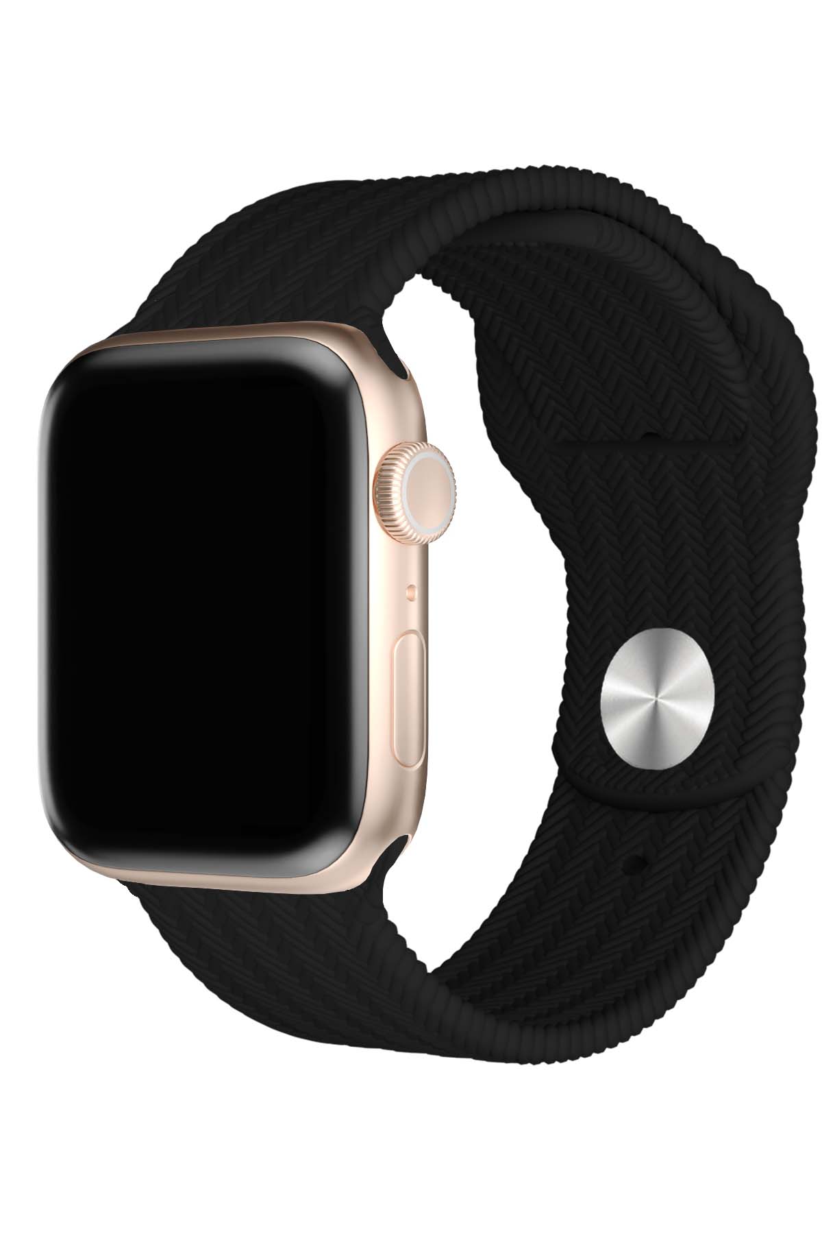 Apple Watch Uyumlu Silikon Wicker Loop Kordon Finley  bikordon
