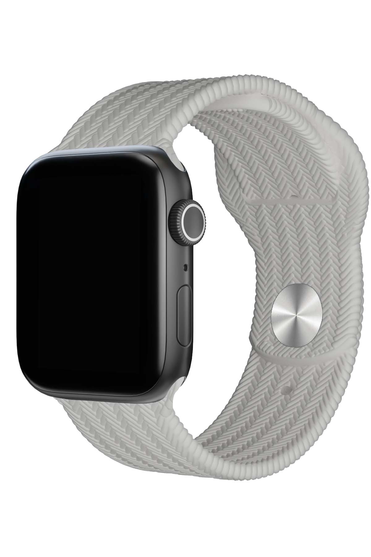 Apple Watch Uyumlu Silikon Wicker Loop Kordon Jewel  bikordon