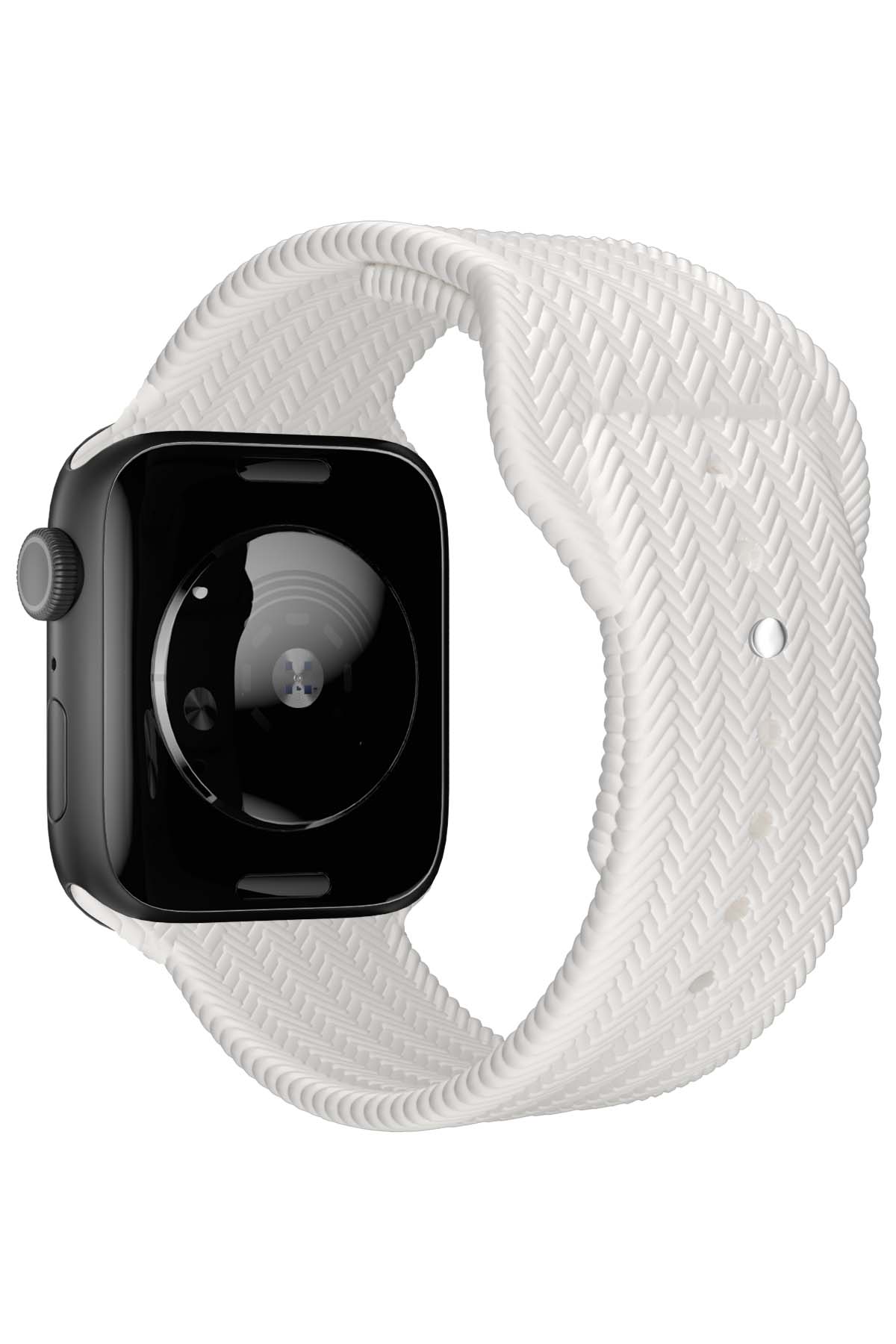 Apple Watch Uyumlu Silikon Wicker Loop Kordon Jewel  bikordon