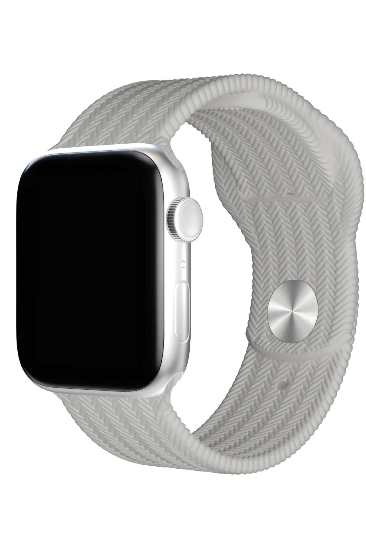 Apple Watch Uyumlu Silikon Wicker Loop Kordon Jewel  bikordon