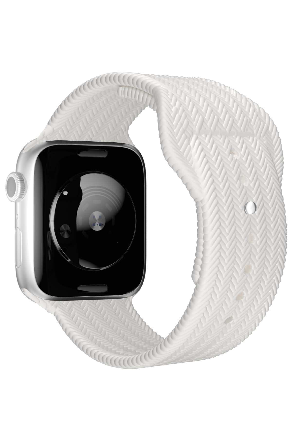 Apple Watch Uyumlu Silikon Wicker Loop Kordon Jewel  bikordon