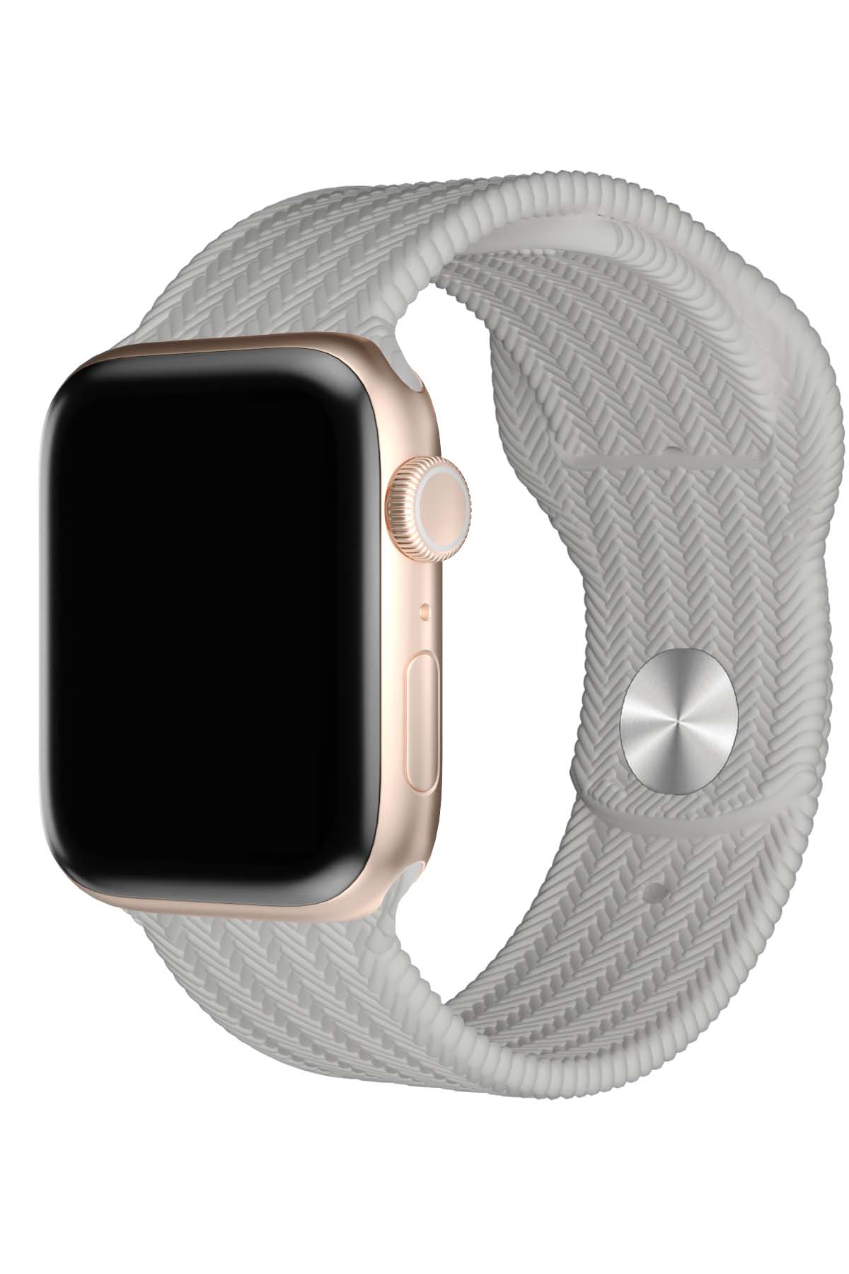 Apple Watch Uyumlu Silikon Wicker Loop Kordon Jewel  bikordon