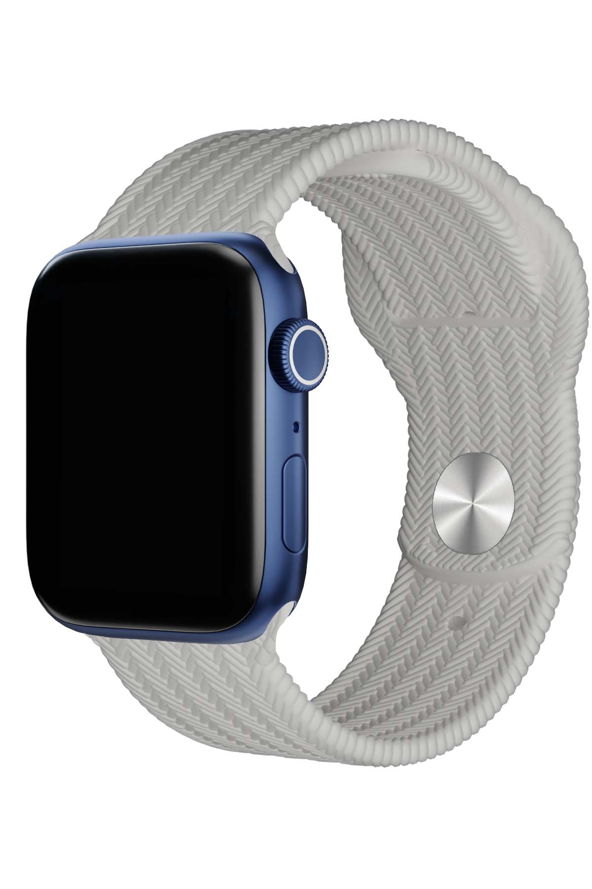 Apple Watch Uyumlu Silikon Wicker Loop Kordon Jewel  bikordon