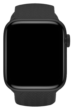 Apple Watch Compatible Silicone Wicker Loop Band Moby 