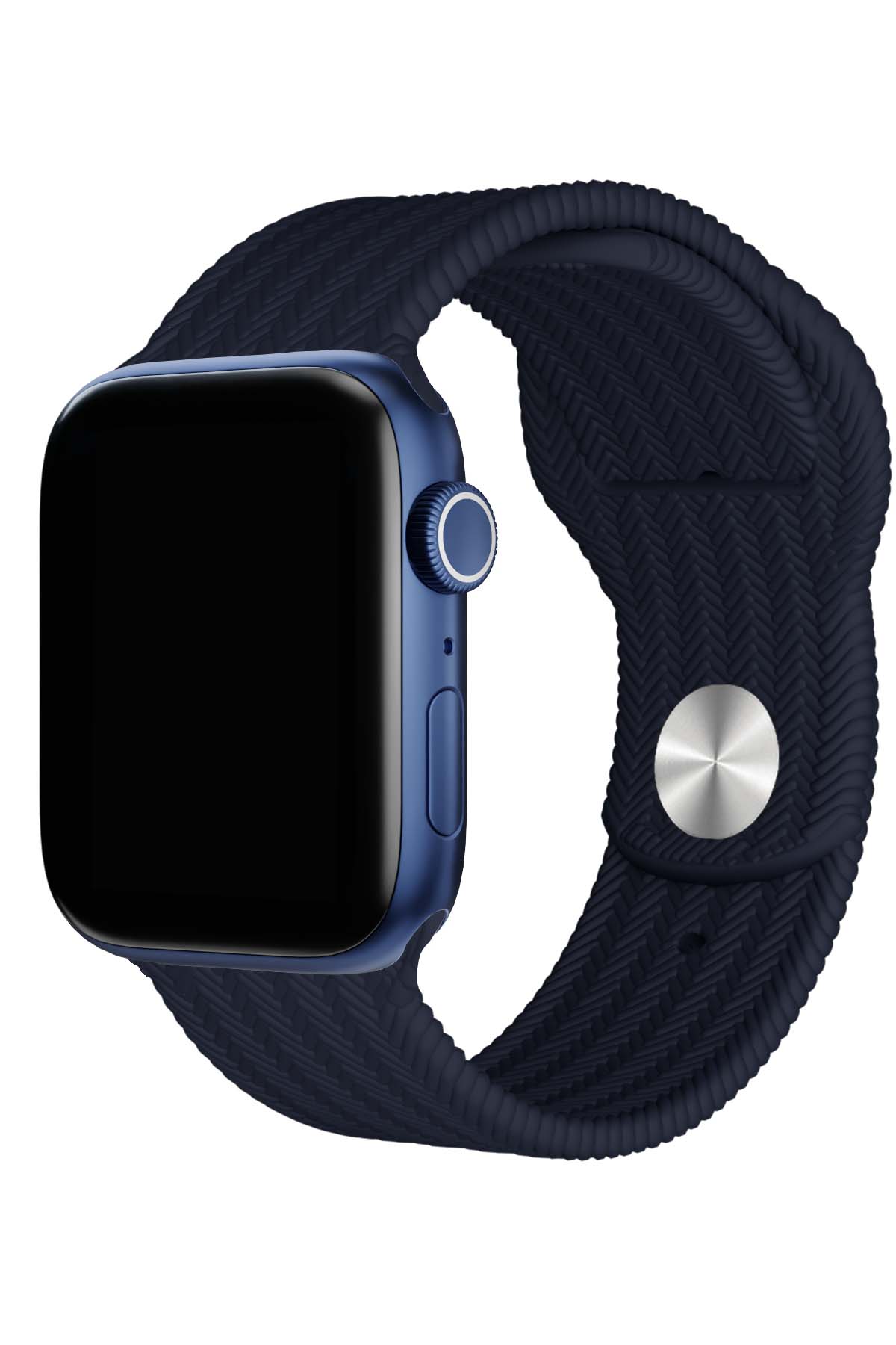 Apple Watch Uyumlu Silikon Wicker Loop Kordon Nessie  bikordon