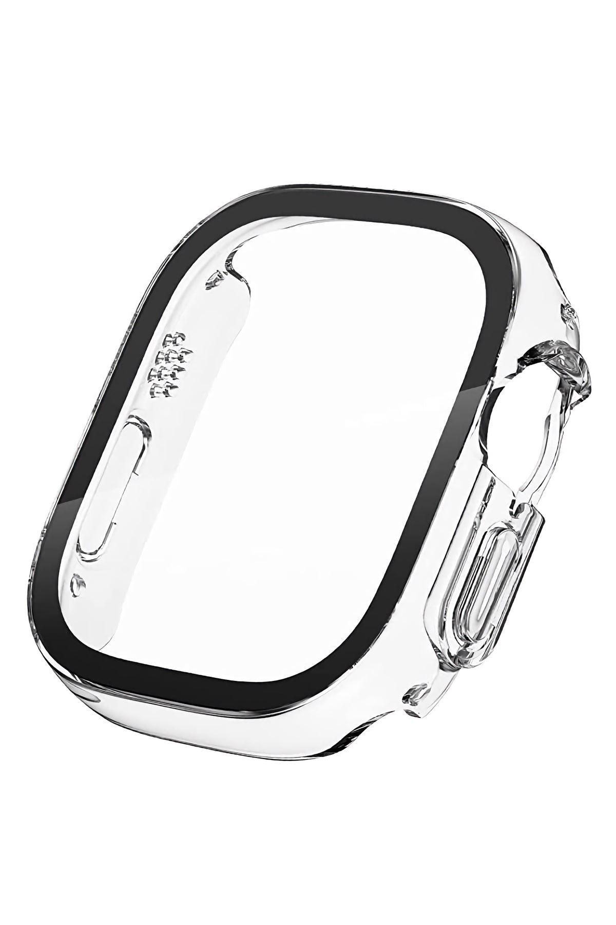 Apple Watch Ultra Uyumlu Ekran Koruyucu Kasa Tuş Korumalı Şeffaf  bikordon