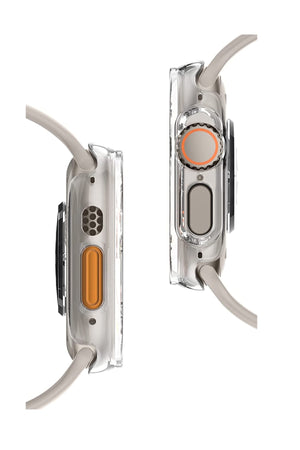 Apple Watch Ultra Uyumlu Kasa Koruyucu Şeffaf Bumper  bikordon