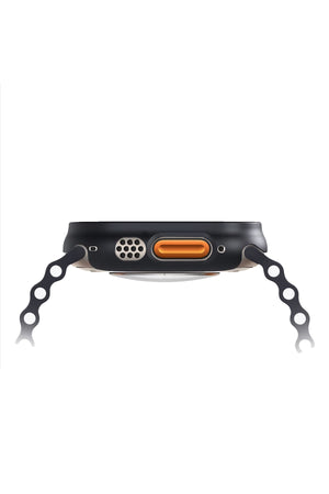 Apple Watch Ultra Uyumlu Kasa Koruyucu Siyah Bumper  bikordon