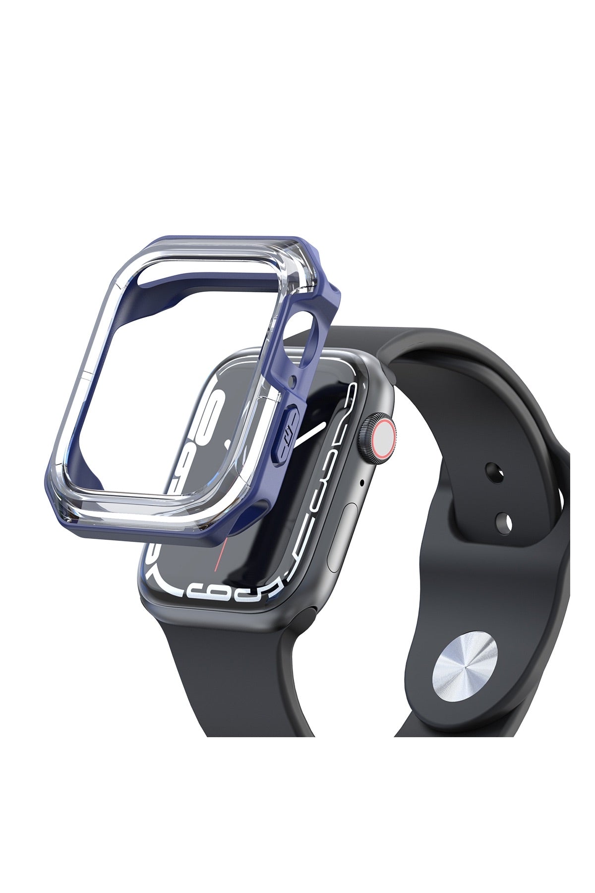 Apple Watch Uyumlu Armor Kasa Koruyucu Dark Blue  bikordon