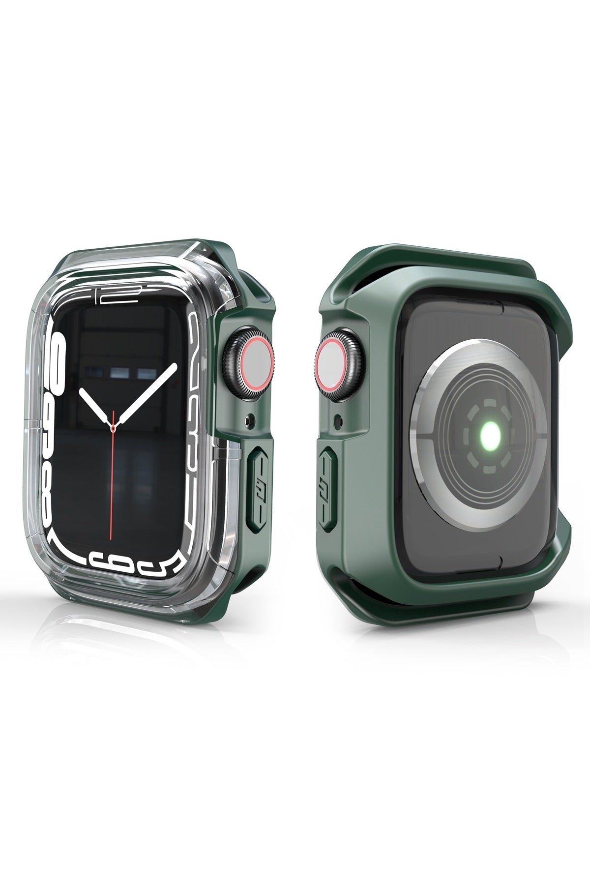 Apple Watch Uyumlu Armor Kasa Koruyucu Forest Green 38mm bikordon