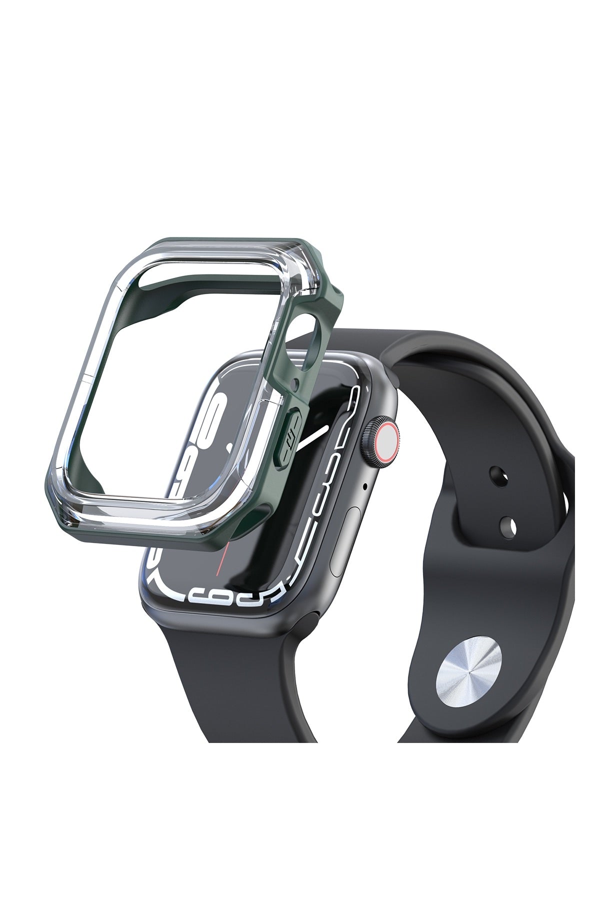 Apple Watch Uyumlu Armor Kasa Koruyucu Forest Green  bikordon