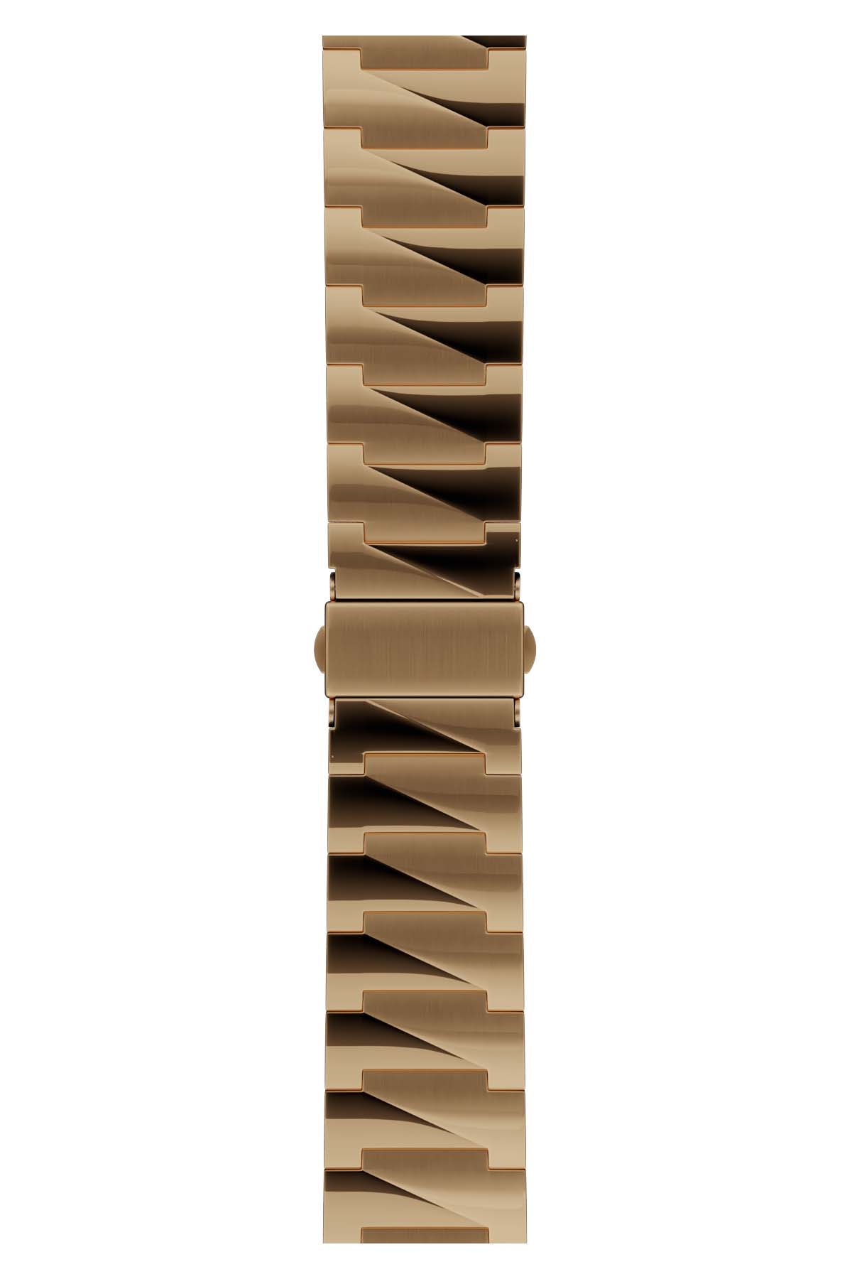 Apple Watch Compatible Artus Loop Steel Band Redwood 