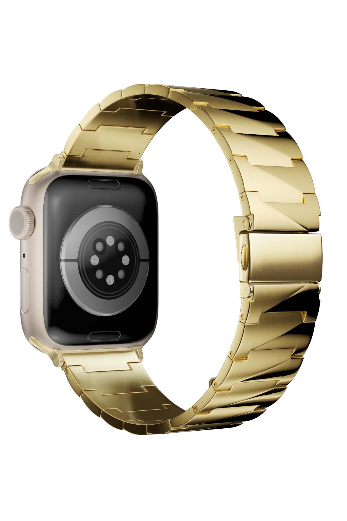 Apple Watch Uyumlu Artus Loop Çelik Kordon Sand  bikordon