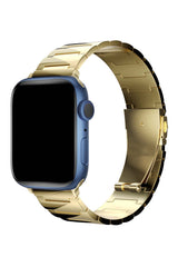 Apple Watch Uyumlu Artus Loop Çelik Kordon Sand