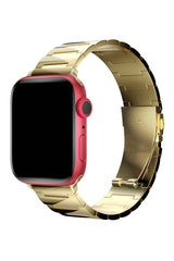 Apple Watch Uyumlu Artus Loop Çelik Kordon Sand