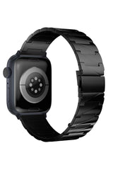 Apple Watch Uyumlu Artus Loop Çelik Kordon Soot