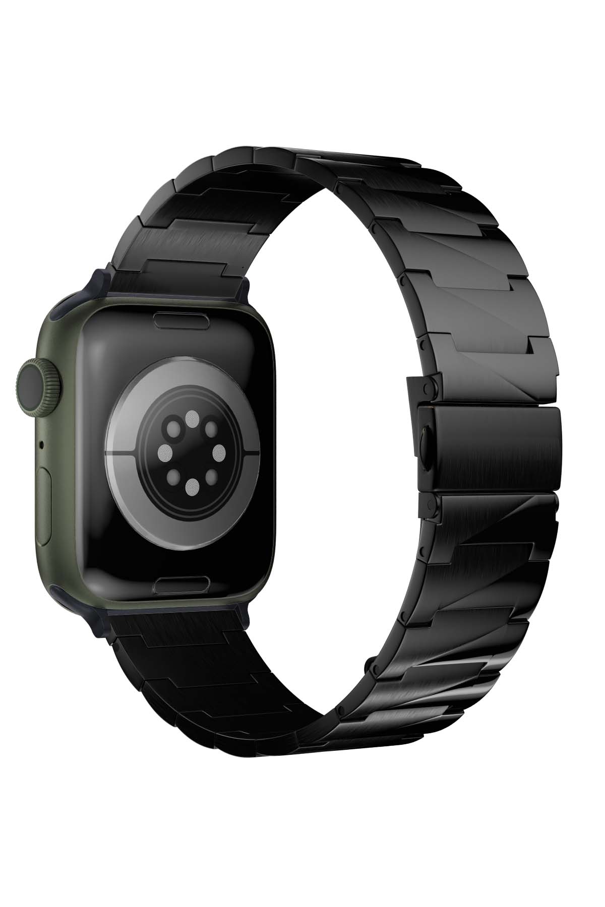 Apple Watch Uyumlu Artus Loop Çelik Kordon Soot  bikordon