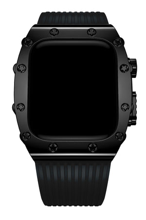 Apple Watch Uyumlu Azure Kasa Koruyucu Kordon Deep Black  bikordon