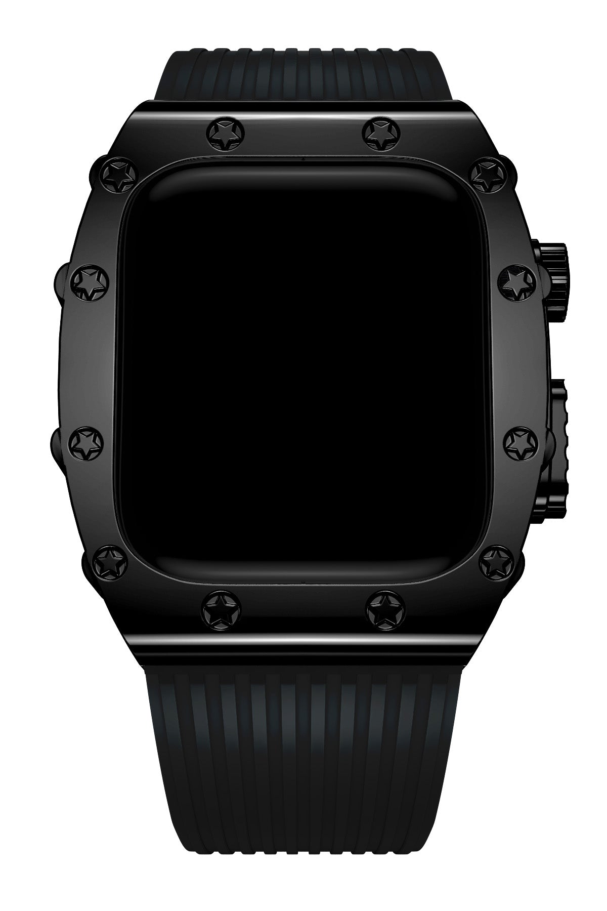 Apple Watch Uyumlu Azure Kasa Koruyucu Kordon Deep Black  bikordon