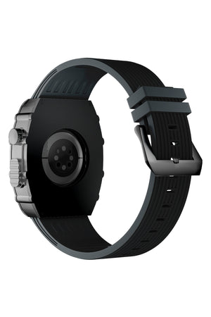 Apple Watch Uyumlu Azure Kasa Koruyucu Kordon Deep Black  bikordon