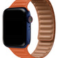 Apple Watch Uyumlu Baklalı Deri Loop Kordon Agat  bikordon