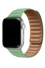 Apple Watch Uyumlu Baklalı Deri Loop Kordon Aventurin
