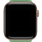 Apple Watch Compatible Linked Leather Loop Band Aventurine 