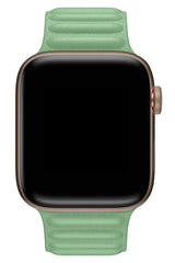 Apple Watch Uyumlu Baklalı Deri Loop Kordon Aventurin