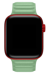 Apple Watch Uyumlu Baklalı Deri Loop Kordon Aventurin