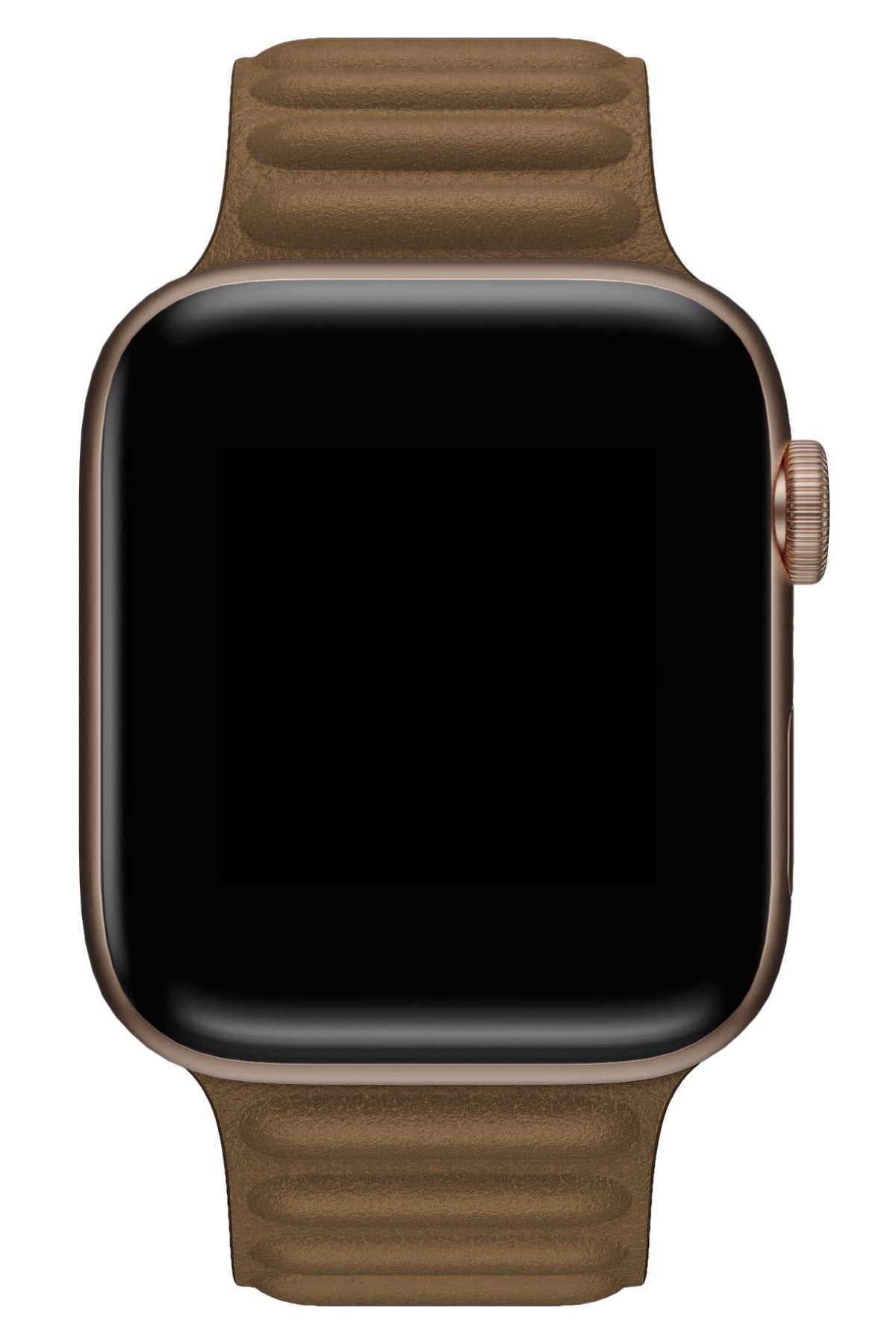 Apple Watch Uyumlu Baklalı Deri Loop Kordon Chamoisee  bikordon