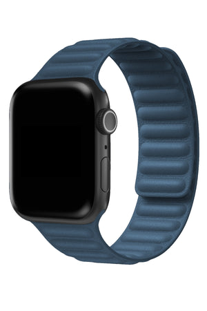 Apple Watch Uyumlu Baklalı Deri Loop Kordon Limpid  bikordon