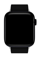 Apple Watch Compatible Linked Louis Loop Band Black Alloy 