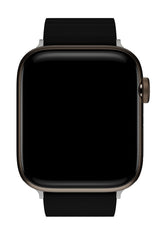 Apple Watch Compatible Linked Louis Loop Band Black Alloy 