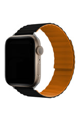 Apple Watch Compatible Linked Louis Loop Band Black Alloy 