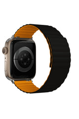 Apple Watch Compatible Linked Louis Loop Band Black Alloy 