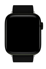 Apple Watch Compatible Linked Louis Loop Band Black Alloy 