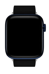 Apple Watch Compatible Linked Louis Loop Band Black Alloy 