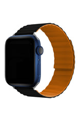 Apple Watch Compatible Linked Louis Loop Band Black Alloy 