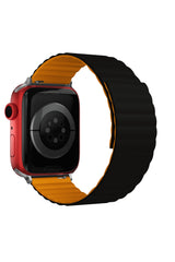 Apple Watch Compatible Linked Louis Loop Band Black Alloy 